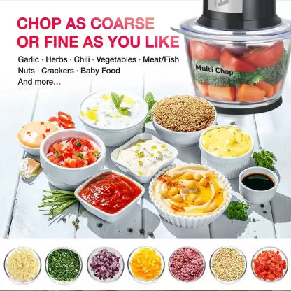 Inalsa Multi Chop 500 W Chopper  (Black) Inalsa Multi Chop 500 W Chopper  (Black)